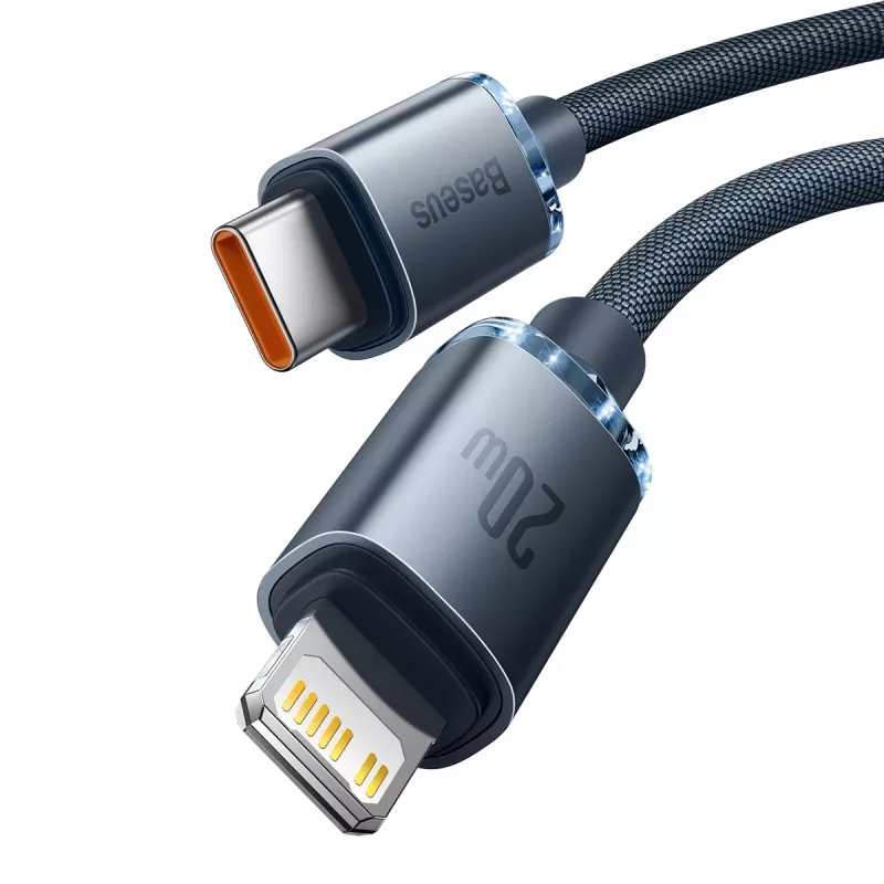 Kabel do telefonu Baseus CAJY000301 szary 2 m USB C Lightning