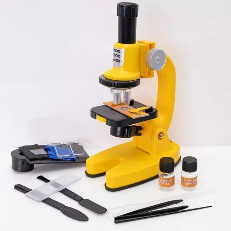 Mikroskop Ascato 124582, powiększenie 40×, oświetlenie LED, edukacyjny mikroskop laboratoryjny