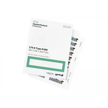 Hewlett Packard Enterprise HPE LTO-8 Ultrium RW Bar Code Label Pack - Strichcodeetiketten (Q2015A)