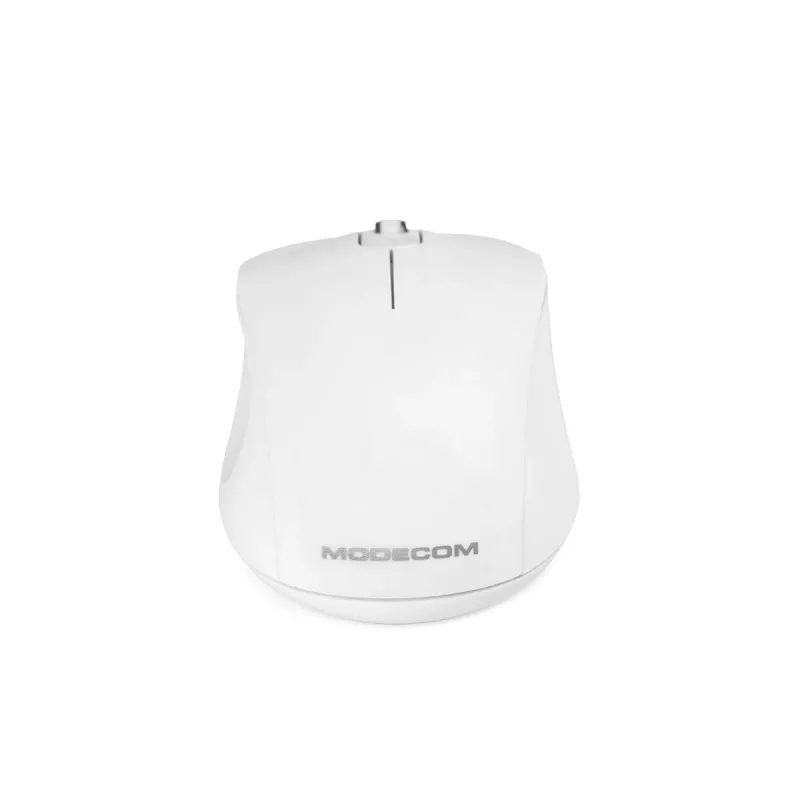 MODECOM M10 M-MC-0M10-200 Mysz (optyczna, 1000 DPI, biały kolor) (M-MC-0M10-200)