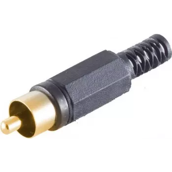 shiverpeaks BS51400-SG złącze przewodowe RCA czarne (BS51400-SG)