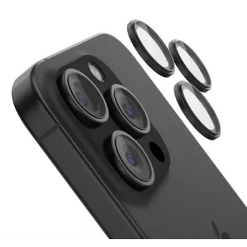 Ochrona obiektywu aparatu ze szkła hartowanego Belkin dla iPhone 15 Pro / 15 Pro Max OVA180HQBK