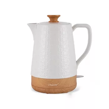 Czajnik elektryczny Maestro MR-076 1,8 l 1800 W obudowa ceramiczna, biały/drewno