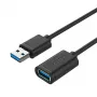 Kabel USB UNITEK Y-C459GBK USB 3.2 Gen 1 (3.1 Gen 1) 2 m USB A Czarny