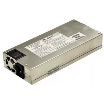 Supermicro PWS-601-1H - Zasilacz (wewnętrzny) - 80 PLUS Gold - AC 100-240 V - 600 Watt - PFC - 1U - do SC512 F-600B, SC811 L-600B, TQ-600B, SuperServer 6016T-MTHF (PWS-6