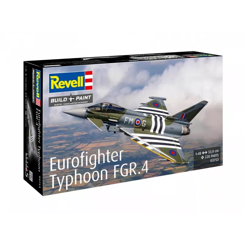 Plastikowy model samolotu REVELL Eurofighter Typhoon FGR.4 1:48