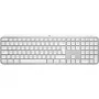 Logitech Master Series MX Keys S dla Mac - Klawiatura - pełnowymiarowa - podświetlana - Bezprzewodowa - Bluetooth LE - AZERTY - Francuska - Jasnoszara (920-011626)
