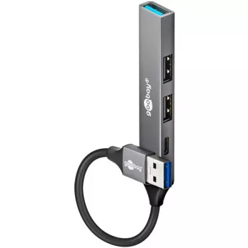 Goobay Slim 4-Port USB-Hub, USB-A na USB-C™/USB-A, USB 3.2 (74458)