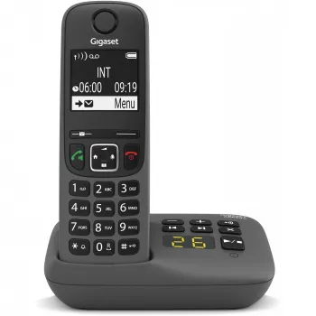 Telefon analogowy/DECT Gigaset AE690A Identyfikacja numeru dzwoniącego Słuchawka bezprzewodowa Antracyt