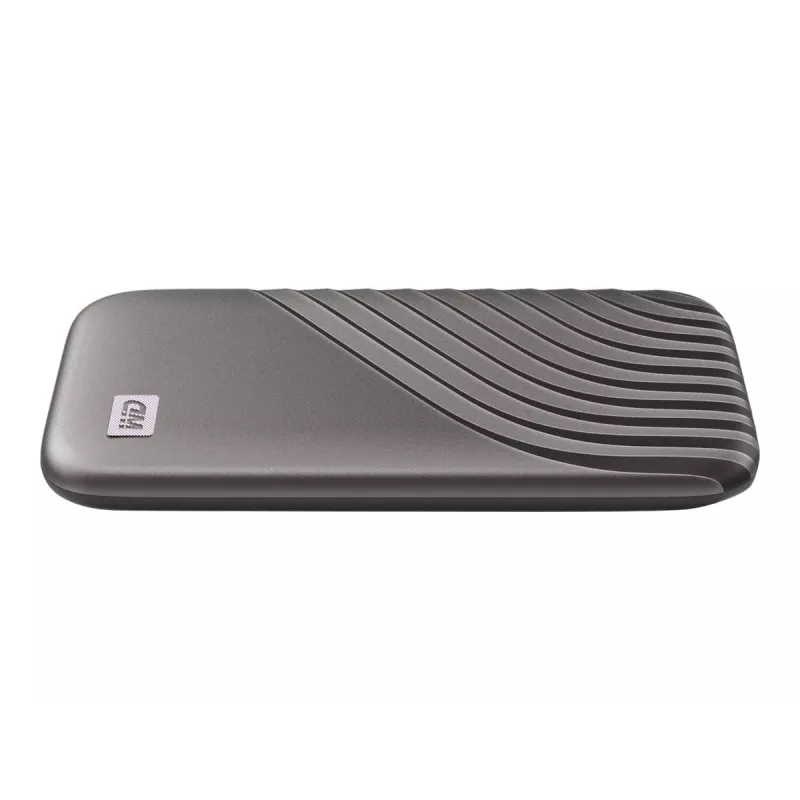 WD My Passport SSD WDBAGF0040BGY - SSD - szyfrowany - 4 TB - zewnętrzny (przenośny) - USB 3.2 Gen 2 (złącze USB-C) - 256-bitowy AES - Szary