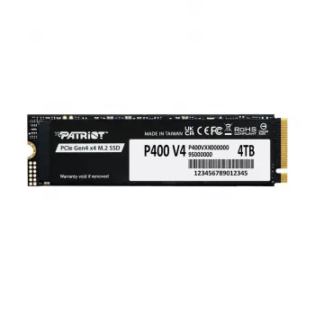 Solid State Drive PATRIOT P400 V4 4 TB M.2 NVMe (4000 GB, M.2, Czarny)