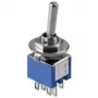 Wentronic Goobay Kippschalter Subminiatur - 2x UM, 6 Pins, niebieska obudowa (10015)