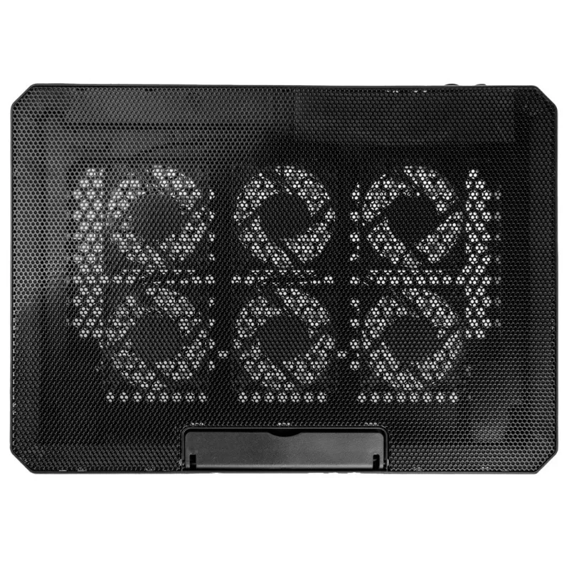 Podkładka chłodząca pod laptop Kolink KL-F500 do 17,3 cala (43,9 cm) — 6 wentylatorów, 1900 RPM, USB, czarna