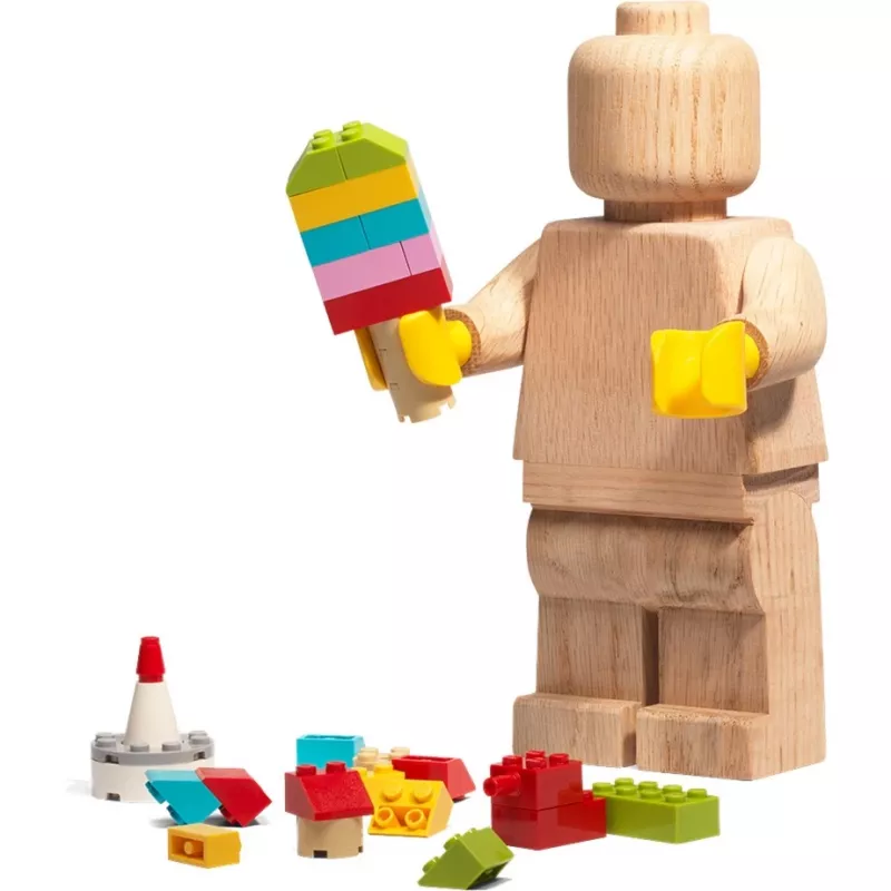 LEGO Drewniana Minifigurka, dekoracja Drewno