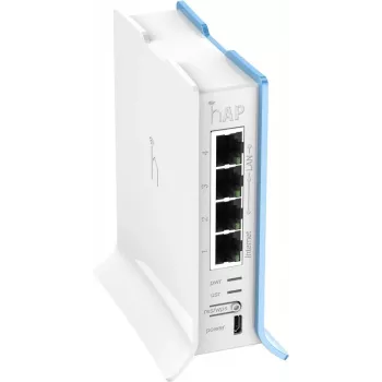 MikroTik | RB941-2nD-TC hAP Lite | Access Point | 802.11n | 2.4GHz | 10/100 Mbit/s | Porty Ethernet LAN (RJ-45) 4 | MU-MiMO Tak | brak PoE