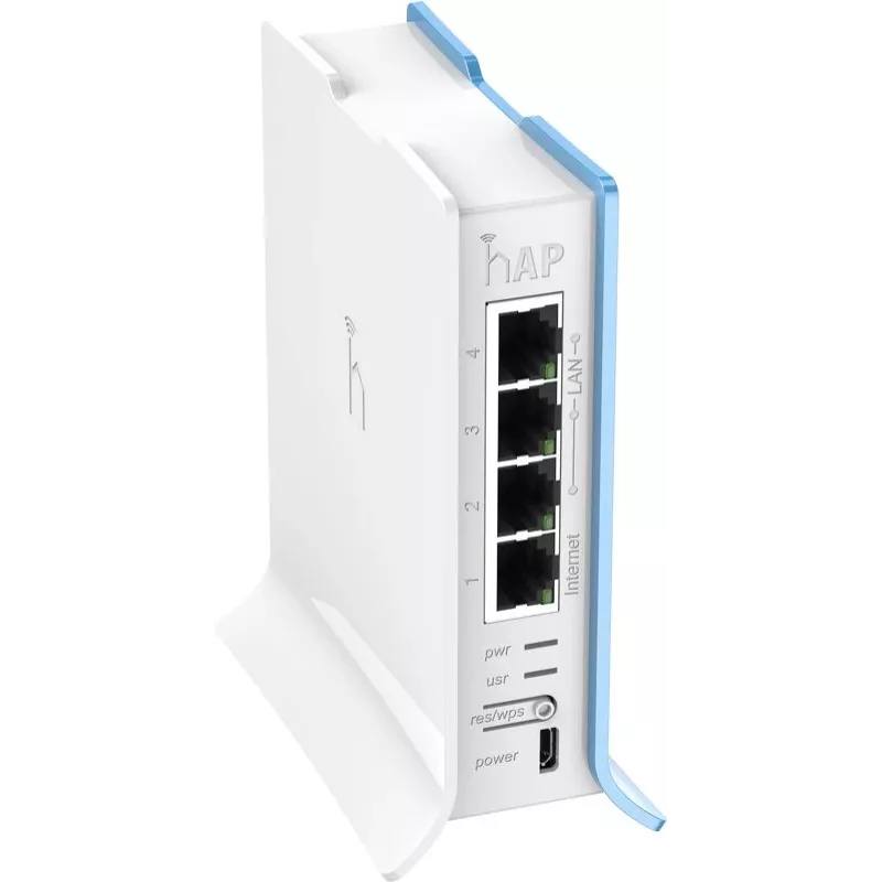 MikroTik | RB941-2nD-TC hAP Lite | Access Point | 802.11n | 2.4GHz | 10/100 Mbit/s | Porty Ethernet LAN (RJ-45) 4 | MU-MiMO Tak | brak PoE