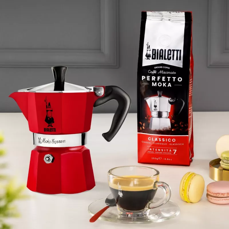 Bialetti Moka Express Moka pot Czerwony