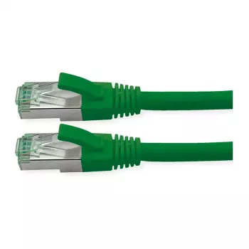 ROLINE RM Kabel krosowy kat.6A S/FTP (PiMF), zielony, 1 m