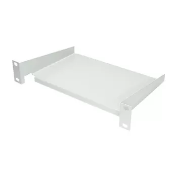 Półka do szafy rack 10 inch 160 mm, zestaw 2-częściowy, jasnoszara, Good Connections