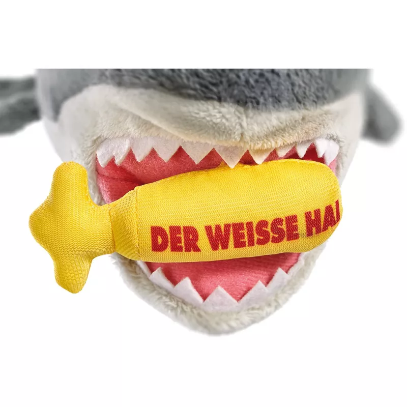 Pluszowa zabawka Schmidt Spiele The biały Shark pluszowa figura, model 42841, wypchane zwierzę