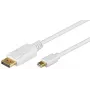 Wentronic Goobay DisplayPort na mini DisplayPort Kabel Adapter 1.2, Biały, 2 m - Wtyk Mini DisplayPort > Wtyk DisplayPort (52859)