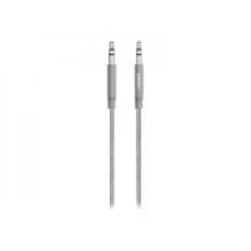 Linksys Belkin MIXIT Kabel Aux - Kabel audio - Mini-Phone Stereo 3,5 mm (męski) - Mini-Phone Stereo 3,5 mm (męski) - 1,22 m - Szary (AV10164BT04-GRY)