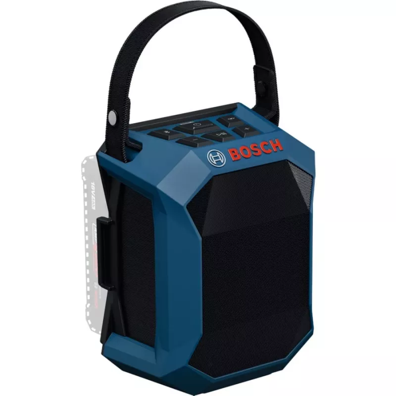 Przenośne radio budowlane Bosch GPB 18V-1 solo C (06014A7000) — zasilane akumulatorem 18 V