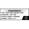 Zestaw konstrukcyjny Cobi Blocks 10,5 cm Flak 39 — 339 elementów