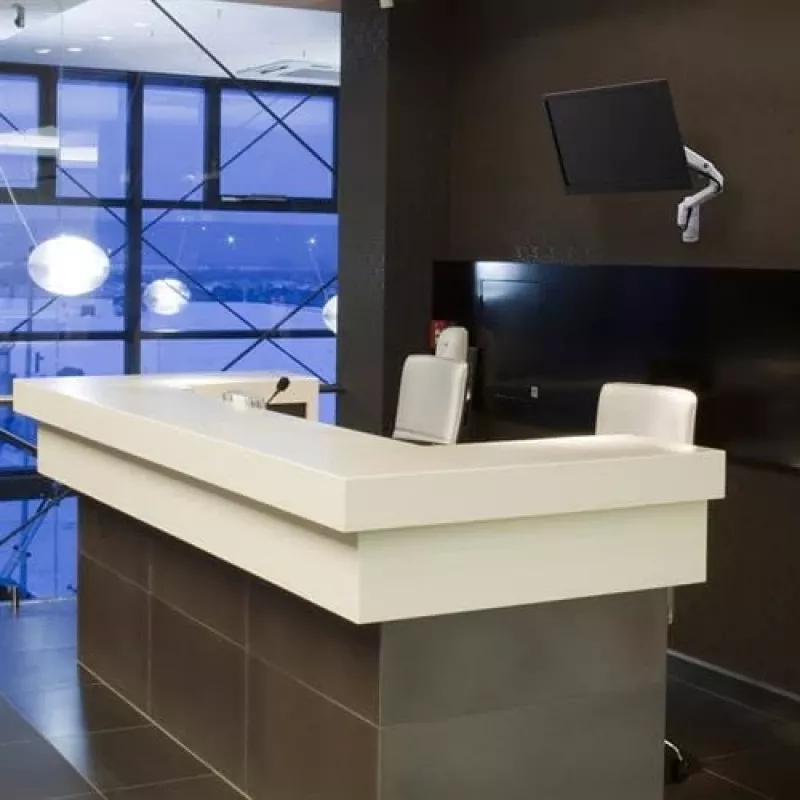 Uchwyt ścienny do monitora Ergotron MXV Series MXV 34 cali Biały