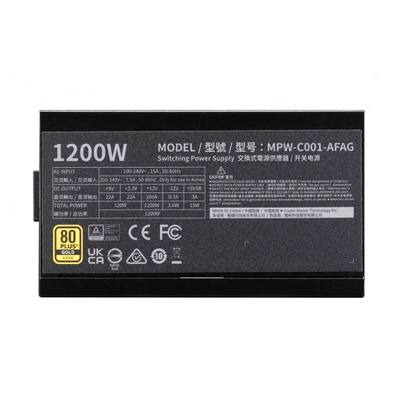 Zasilacz ELITE Gold 1200 FM A/EU cord