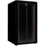 Wolnostojąca szafa sieciowa 19-calowa ROLINE Pro 26U 800x800 mm, drzwi szklane, czarna, 600 kg, IP20