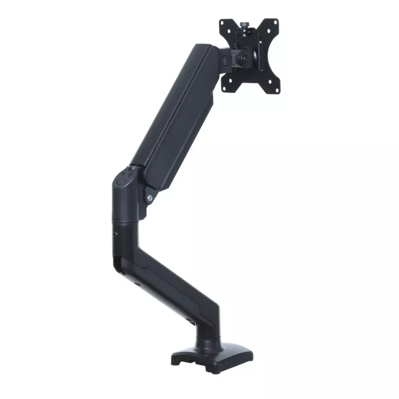 Uchwyt biurkowy do monitora LED/LCD 13-27 ART UM-115 z podparciem gazowym 2-6,5 kg Czarny