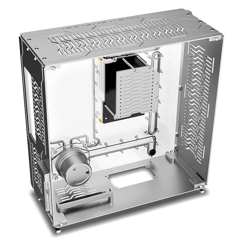 Singularity Computers Wraith ITX/DTX obudowa PC, srebrna