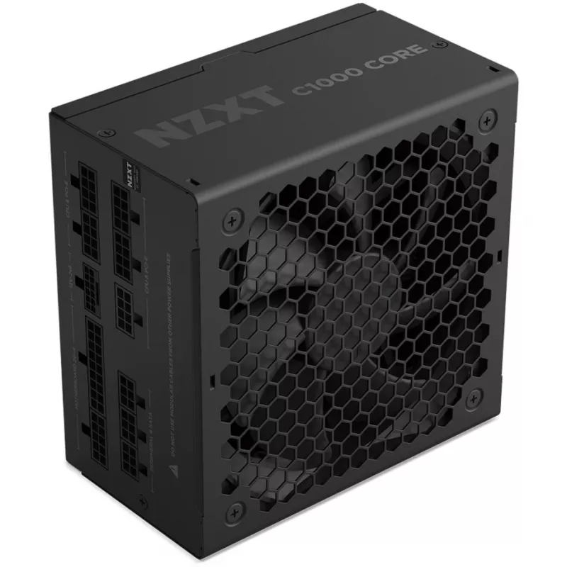 C1000 GOLD CORE, Zasilacz PC czarny, 1x 12-pinowy GPU High Power, 3x PCIe, Cable-Management, 1000 W