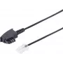 Kabel telefoniczny helos 70002-1 TAE-F na RJ-45, 1 m