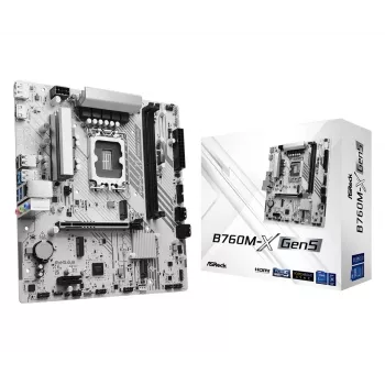 Płyta główna ASROCK B760M-X GEN5 mATX dla LGA1700, 2× DDR5, DisplayPort i HDMI