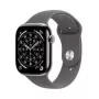 Smartwatch Apple Watch Series 11 GPS + Cellular 42 mm Naturalna tytanowa koperta z sportowym paskiem Stone szary