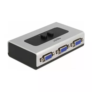 Przełącznik VGA DeLOCK 87758 2-portowy ręczny dwukierunkowy