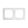 Płytka ścienna / ramka przełącznika berker 10228919, biała, duroplast, 80,5×151,5 mm, opakowanie 10 szt.