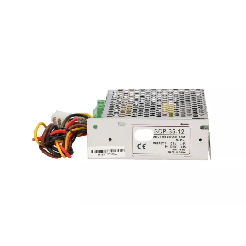 Zasilacz z ładowarką akumulatorów Extralink SCP-35-12 13.8V 35W 12V obudowa metalowa, wejście 100–240V AC