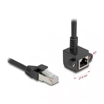 Kabel sieciowy DELOCK 81099 RJ-45 Cat6 3m Czarny