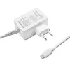 Zasilacz QOLTEC 51039 65W AC-to-DC 220–240V 20.3V/3.25A Type C biały, kabel 1.7 m