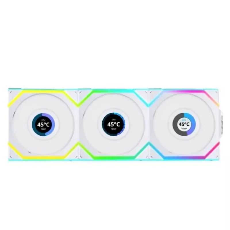 Fan Lian Li UNI FAN SL Wireless 120 12 cm Biały 3 szt. 28.5 dB 64.05 cfm