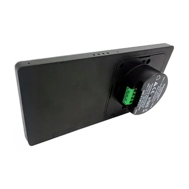 Wall Display Shelly Wall Display X2 WiFi/BLU czarny z H&T – podwójny panel sterowania