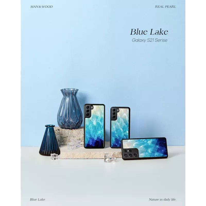 Etui iKins do Samsung Galaxy S21+ — ochronna obudowa, niebieski lake Czarny
