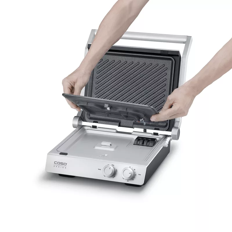 Caso Grill kontaktowy Double Contact Grill | SteakChef | Grill kontaktowy | 2000 W | Stal nierdzewna