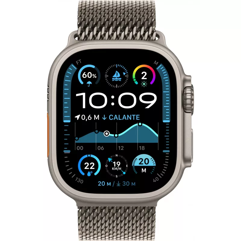 Apple Watch Ultra 2 Cell 49mm Natural Titan Milanese S