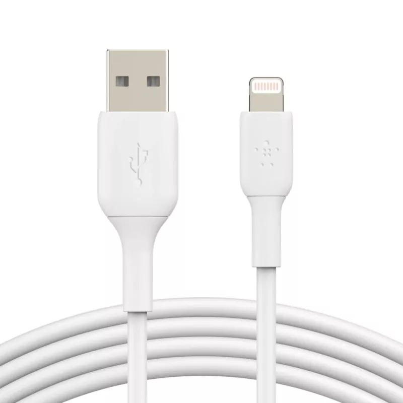 Belkin PVC USB-A do Lightning 2m Biały