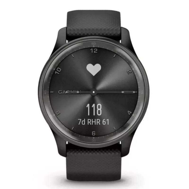 Garmin vivomove Trend LCD 40 mm Hybrydowy 254 x 346 pikseli Ekran dotykowy Czarny GPS (satelitarny)