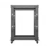 Stojący stelaż Lanberg OR01-6115-B 15U Czarny 600 kg nośność